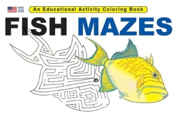 Fish Mazes Activity Coloring Book